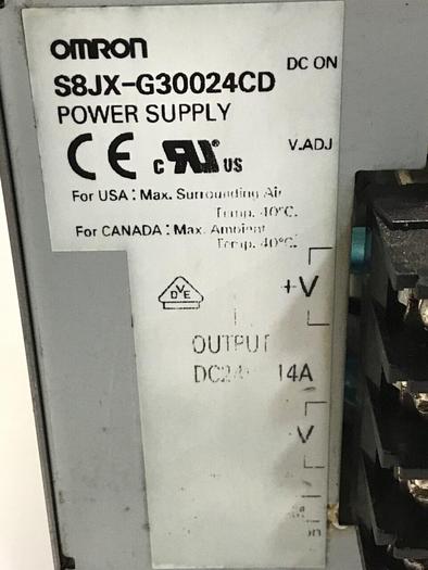 Used OMRON Power Supply S8JX-G30024CD USED