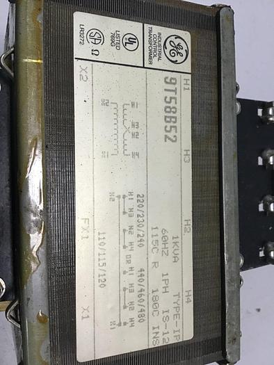 Used GENERAL ELECTRIC 1.0 kVA Transformer 9T58B52 #131928