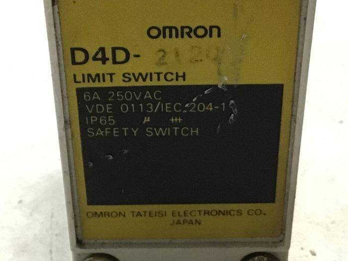 Used OMRON Limit Switch D4D-2120 #121962