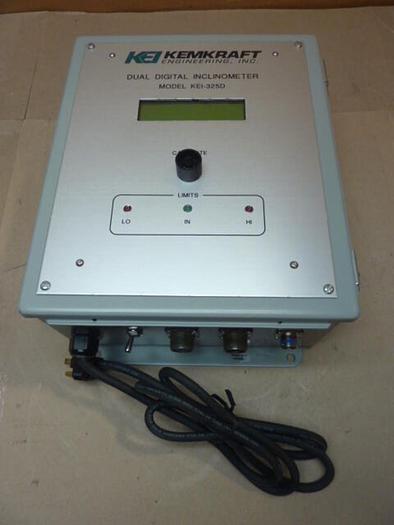 Used KEMKRAFT Dual Digital Inclinometer KEI-325D #30644