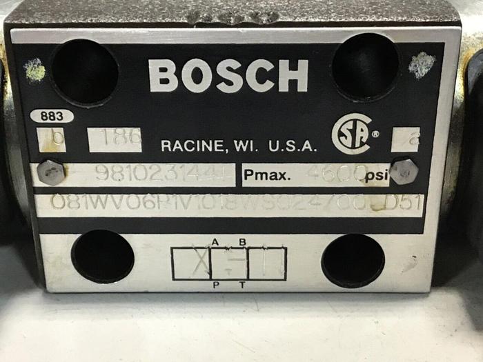 Used BOSCH Valve 9810231441 081WV06P1V1018WS024/00D51 Used