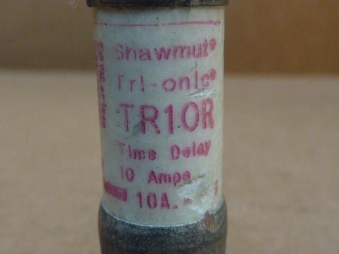 Used GOULD / SHAWMUT 10 Amp Fuse TR10R #33621