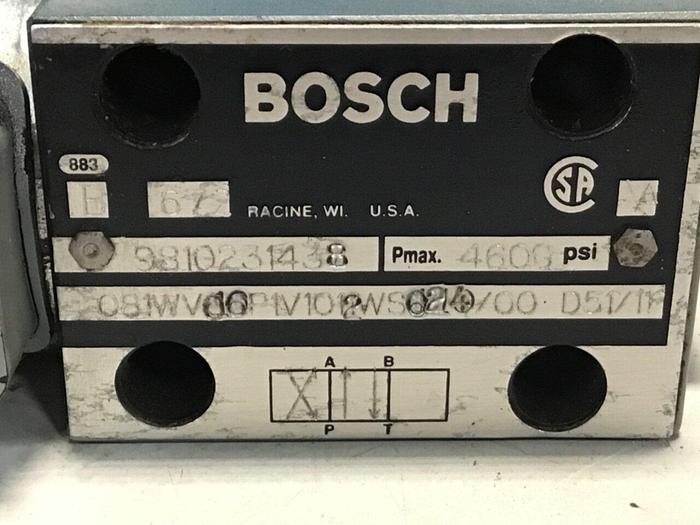 Used BOSCH Valve 9810231438 081WV06P1V1012WS024/00D51 Used