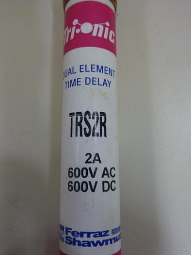 Used FERRAZ SHAWMUT 2 Amp Fuse TRS2R #47423