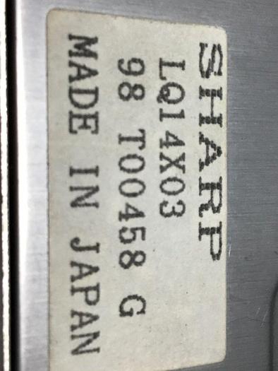 Used SHARP Screen Display LQ14X03 #111835