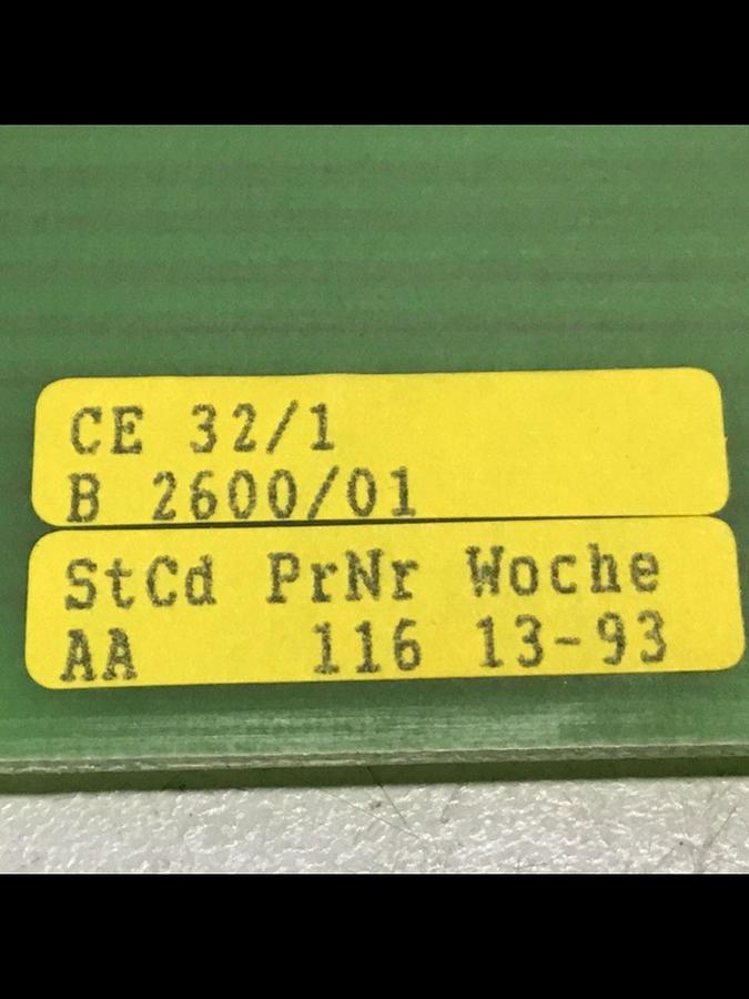 Used BACHMANN ELECTRONIC Circuit Board CE32/1100 Used