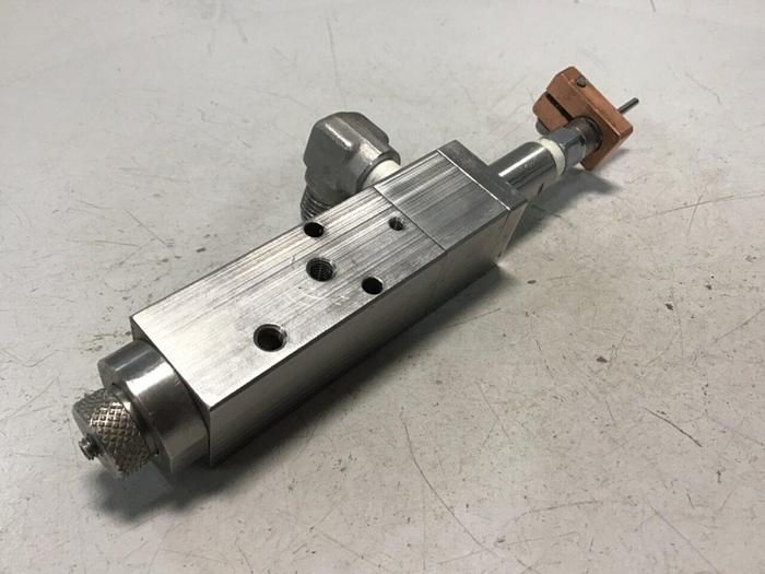 Used MUSASHI ELECTRIC KEIKI Dispenser Valve AV601 #120943