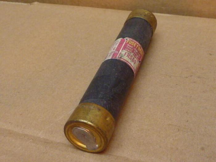 Used FUSETRON 60 Amp Fuse FRS-60 #33724