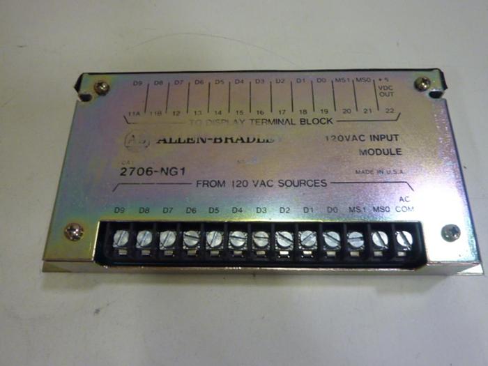 Used ALLEN BRADLEY Input Converter 2706-NG1 #67017