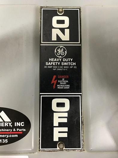 Used GENERAL ELECTRIC / GE 30 Amp Safety Switch TH3361 #125045