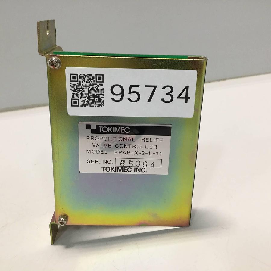 Used TOKIMEC Proportional Relief Valve Controller EPAB-X-2-L-11 Used