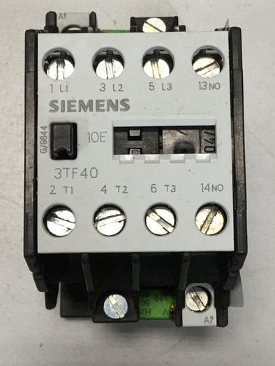 Used SIEMENS Contactor 3TF4010-0A #103542