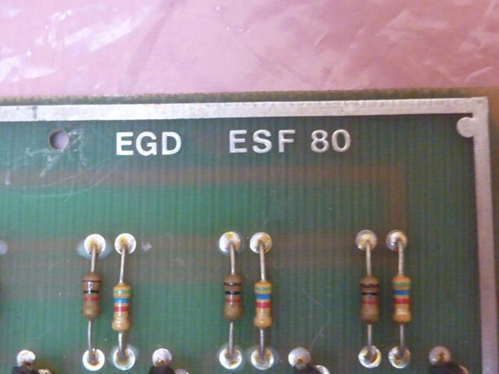 Used EGD Circuit Board ESF 80 #37138