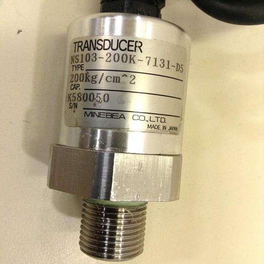 Used MINEBEA Transducer NS103-200K-7131-D5 #72359