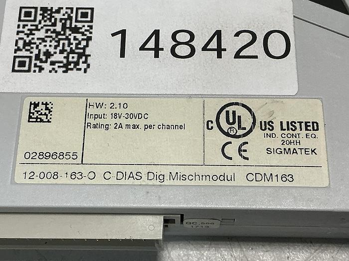 Used SIGMATEK CDM163