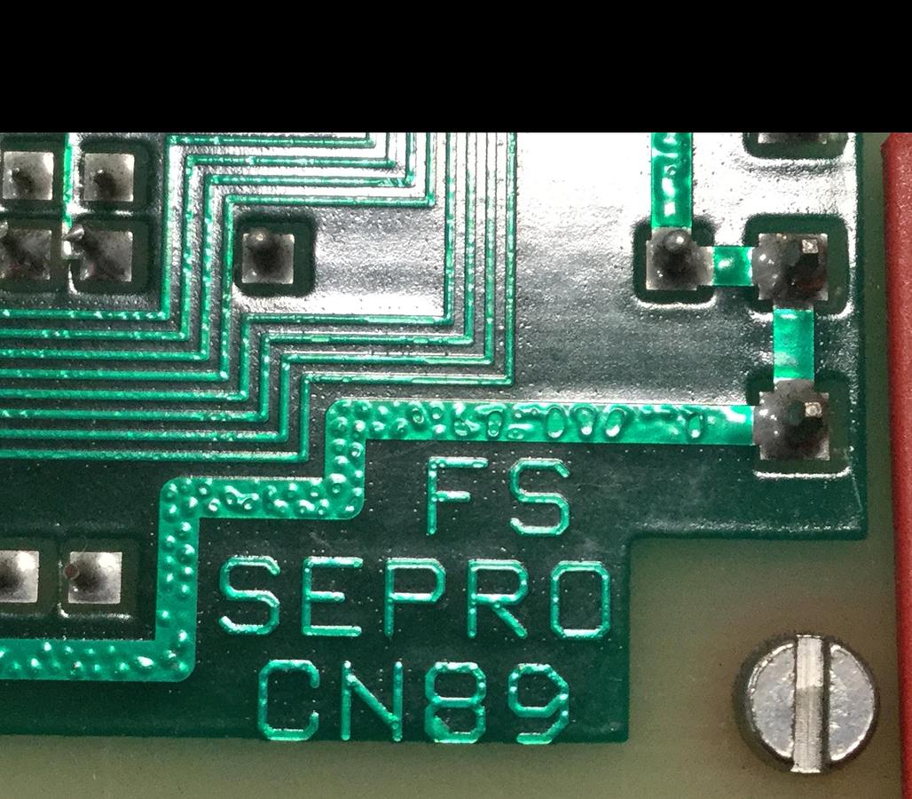 Used SEPRO ROBOTIQUE Control Board 07S0095004/A Used