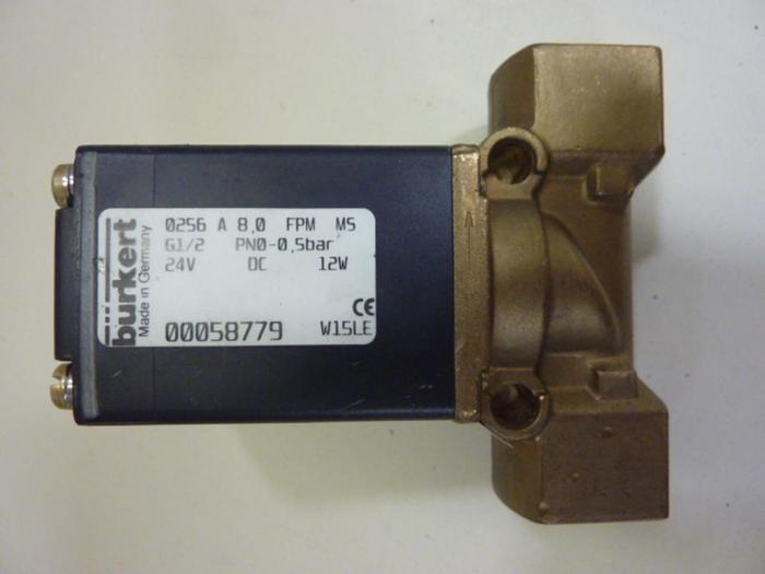 Used BURKERT EASY FLUID CONTROL Fitting 0256 A 8,0 FPM MS #67223