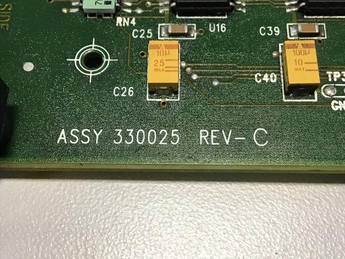 Used VAN DORN Analog Circuit Board 330025 PC330-025 Used