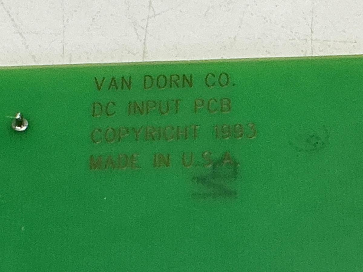 Used VAN DORN 330037 REV-C