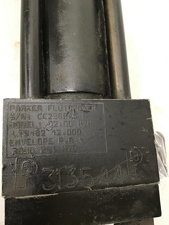 Used Parker Injector Sled Cylinder 02.00 H2HLTS182 12.000 USED #119231