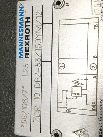 Used REXROTH Valves ZDR 10 DP2-53/150YM/12 #105836