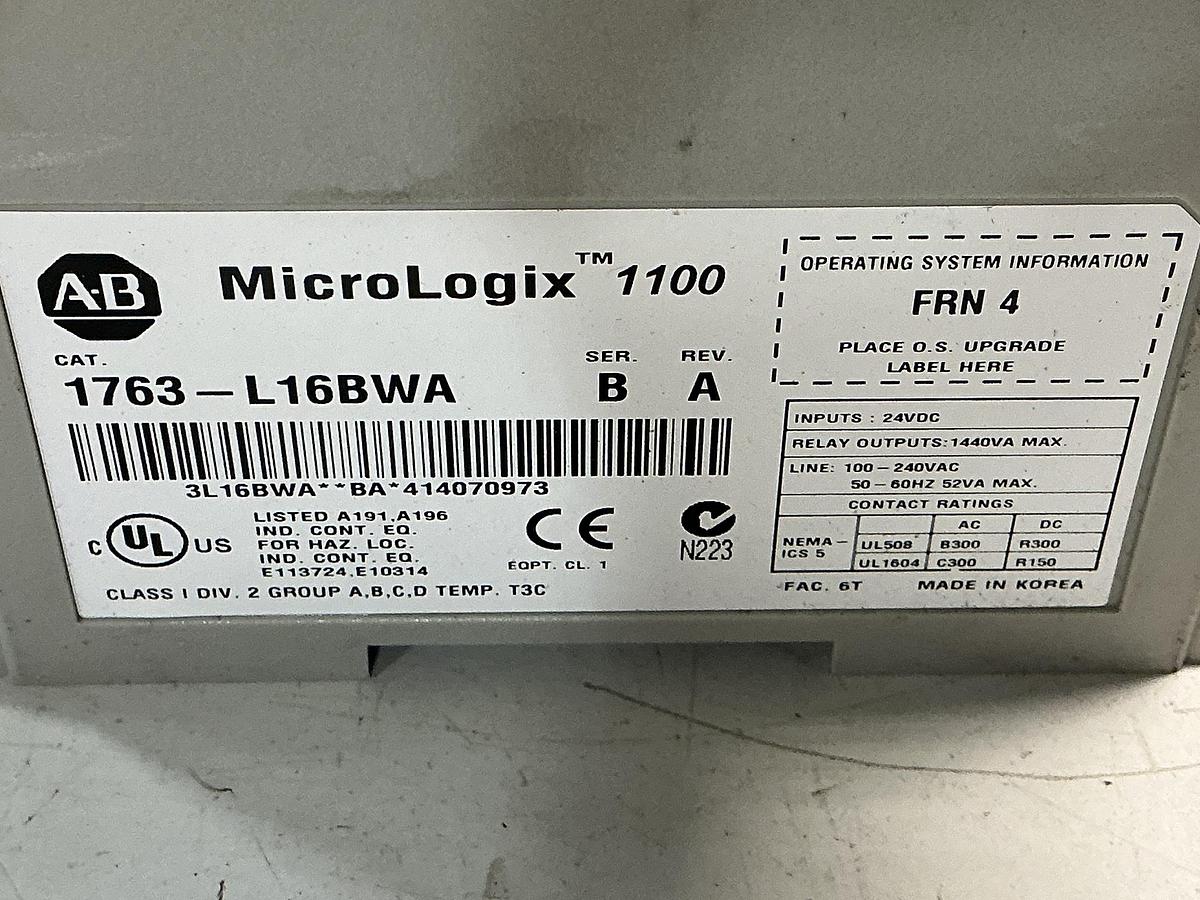 Used Need Power Supply Model & Pic ALLEN BRADLEY 1762-OW8 SER A Power Module Used #150785