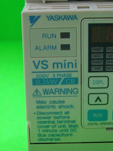 Used YASKAWA Variable Speed Drive CIMR-XCBV20P2 #8130