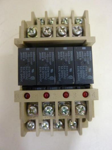 Used OMRON Relay Terminal Block G6B-4BND #64201