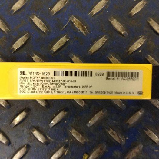 Used STI First Transmitter Light Cutain MCF47-30-600-X1 #78727