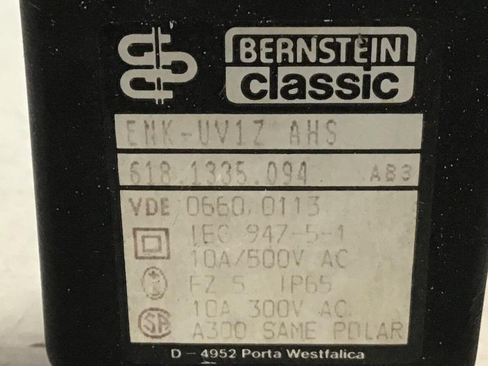 Used BERNSTEIN Limit Switch ENK-UV1Z AHS Used