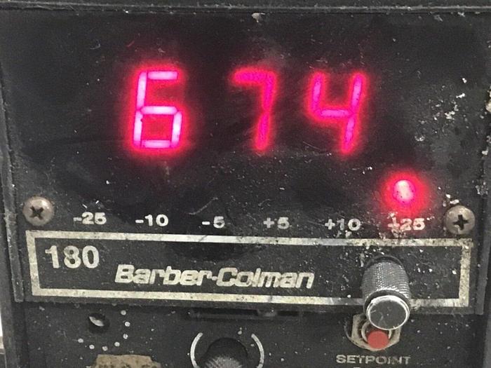 Used BARBER COLMAN Temperature Control 185A-00016-000-0-03 #129802