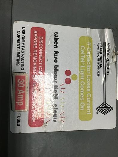 Used MYRON ZUCKER Power Capacitor KIM43025-3 #115420