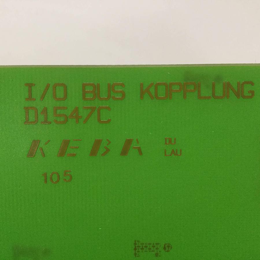 Used KEBA Circuit Board / Engel I/O BUS KOPPLUNG D1547C Used