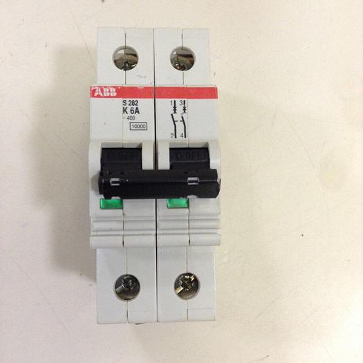 Used ABB 6 Amp Circuit Breaker S282-K6A USED