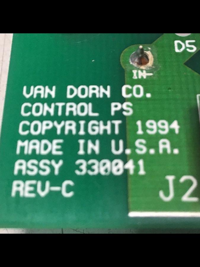 Used VAN DORN Circuit Board 330041 PC330-041 Used