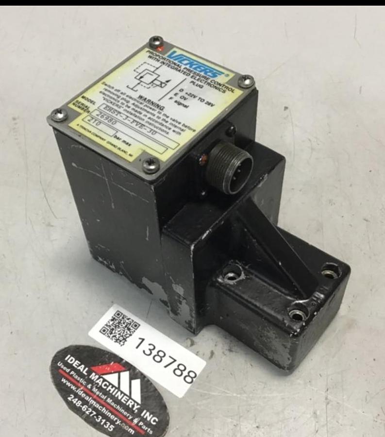 Used VICKERS Proportional Pressure Control Valve EHST-3-FVE-30  USED