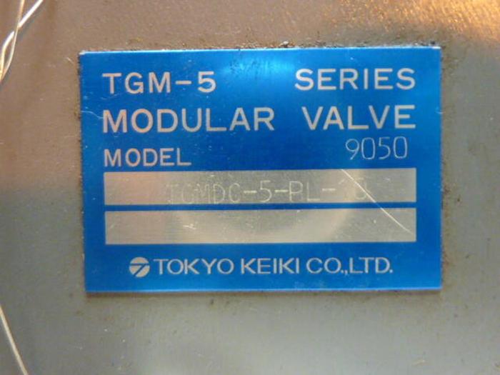 Used TOKYO KEIKI Modular Valve TGMDC-5-PL-10 #35147