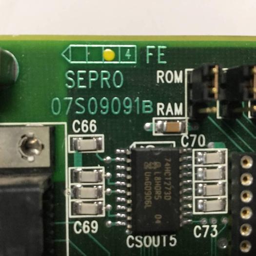 Used SEPRO ROBOTIQUE Circuit Board 07S09091B Used