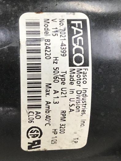 Used FASCO Centrifugal Blower B24220 #133743