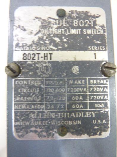 Used ALLEN BRADLEY Limit Switch 802T-HT SER 1 #43342