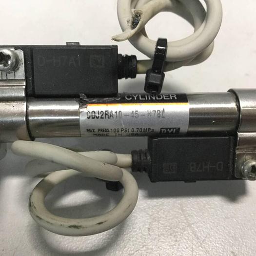 Used SMC Pneumatic Actuator CDJ2RA10-45-H7BL #97688