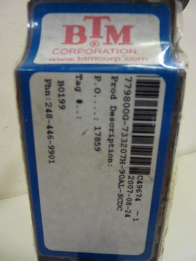 Used BTM CORP Power Clamp 779800G-733207H-90AL-SCDC Used