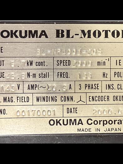 Used OKUMA BL-MP400J-20S