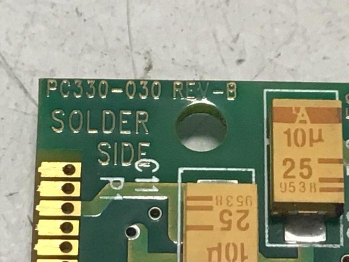 Used VAN DORN Temperature Circuit Board PC330-021 330-021 #116685