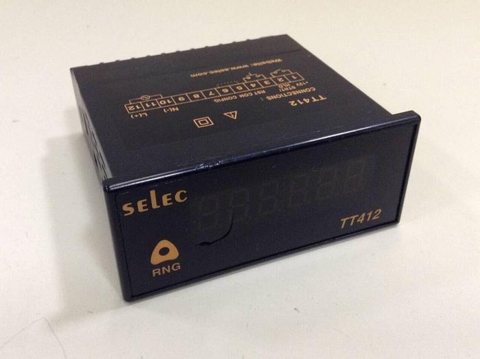 Used SELEC Totaliser Timer TT412 #86288