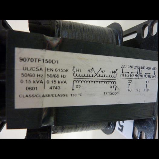 Used SQUARE D 0.15 kVA Transformer 9070-TF150D1 Used
