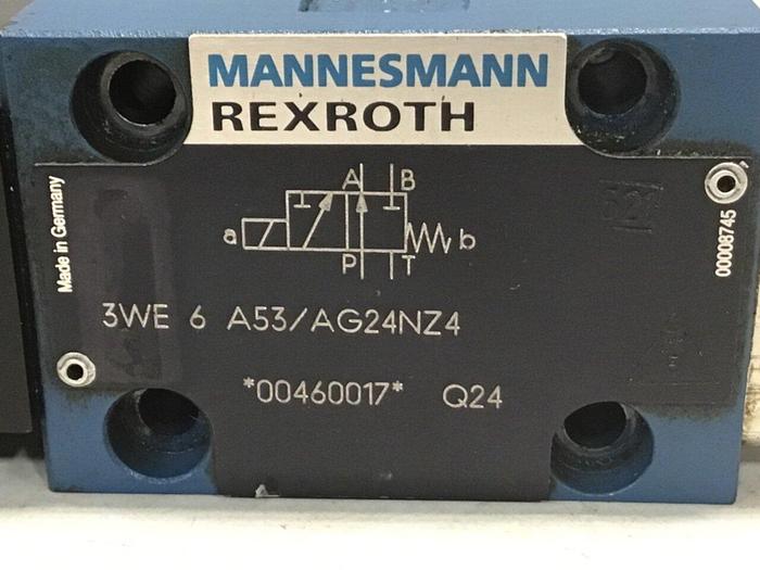 Used MANNESMANN REXROTH Valve 3WE6A53/AG24NZ4 #137552