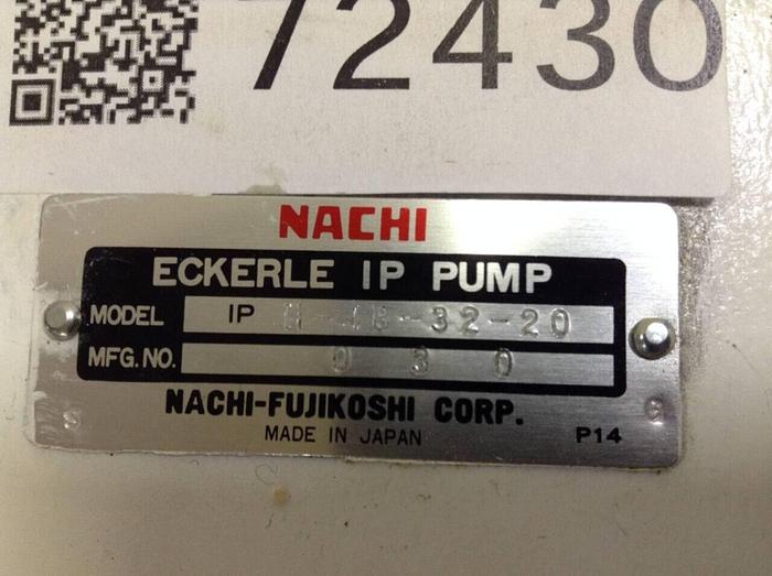 Used NACHI Eckerle IP Pump IPH-4B-32-20 Used