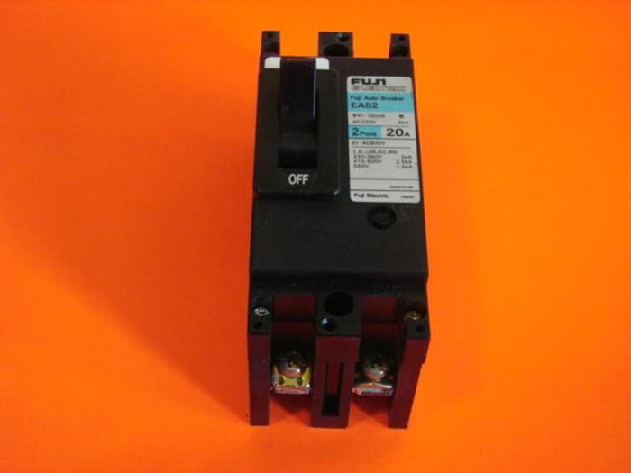Used FUJI ELECTRIC 20 Amp Circuit Breaker EA52-20 #5321