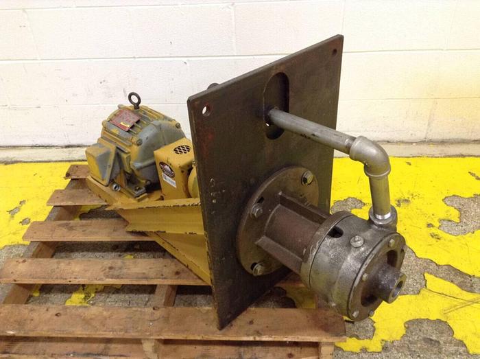 Used CARVER PUMP COMPANY coolent Pump 1X1-1/4X6LAV0S #74885